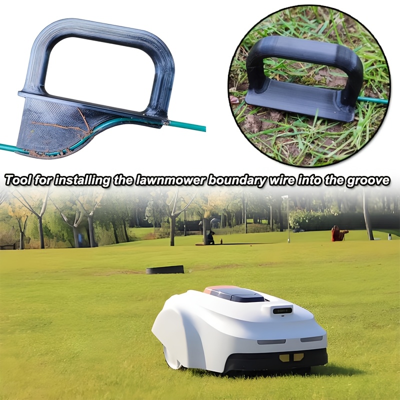 Robotic Lawn Mower Boundary Wire - 1Pc Universele Plastic Robotmaaier Begrenzingsdraad Insteektool