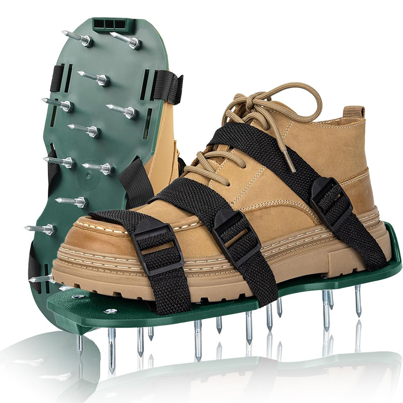 Lawn Aerator Shoes Spikes Heavy Duty - 1 paar gazonbeluchter schoenen voor gras,