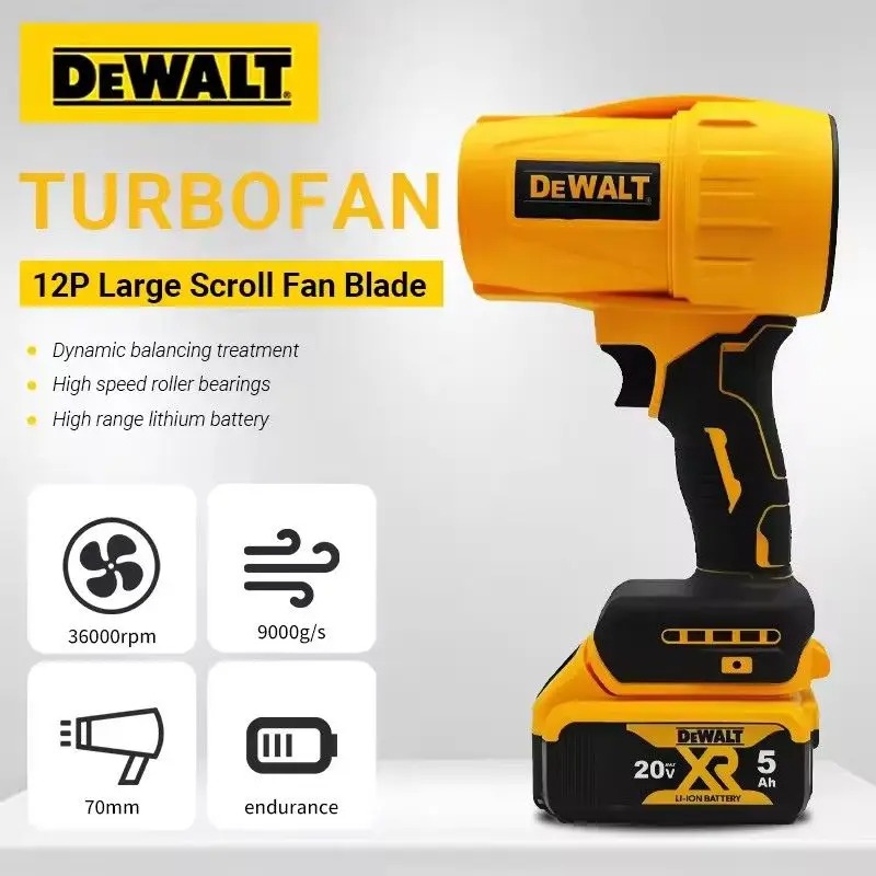 Cordless Leaf Blower Brushless 20V - Dewalt borstelloze turboventilator bladblazer draadloos handbediend