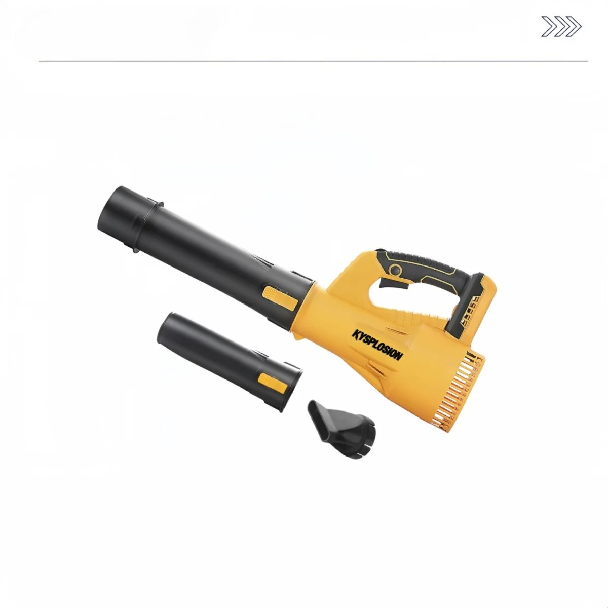 Cordless Leaf Blower Brushless 20V - Akku-aangedreven bladblazer zonder borstels, handbediend, 6