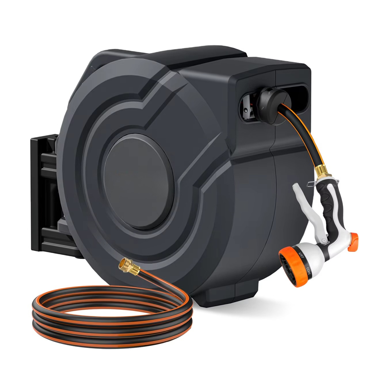 Garden Hose Reel Automatic Retractable 30M - NEOTEC 1/2 30M Industriële Intrekbare Luchtslanghaspels