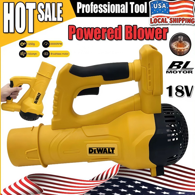 Cordless Leaf Blower Brushless 20V - DEWALT 38000RPM Draadloze Luchtblazer Borstelloze Handblazer