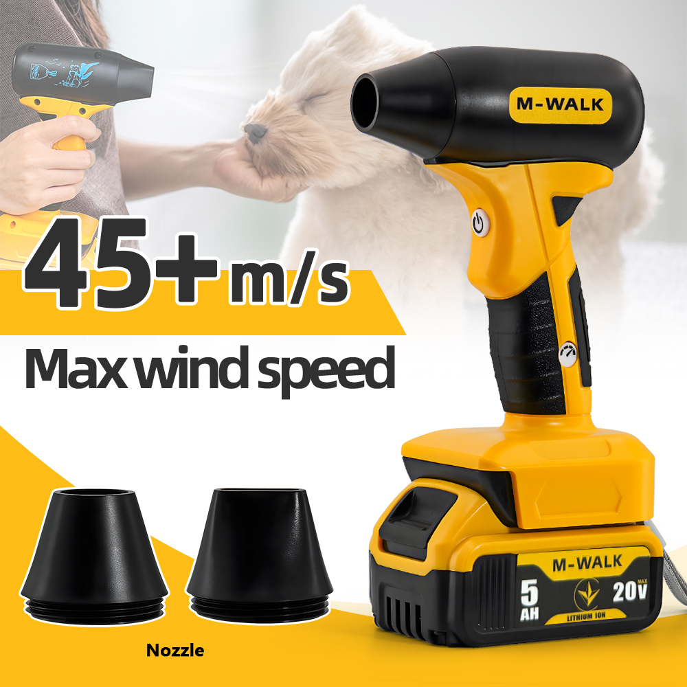 Cordless Leaf Blower Brushless 20V - M-WALK 130000RPM Borstelloze Elektrische Turbo Blaasapparaat