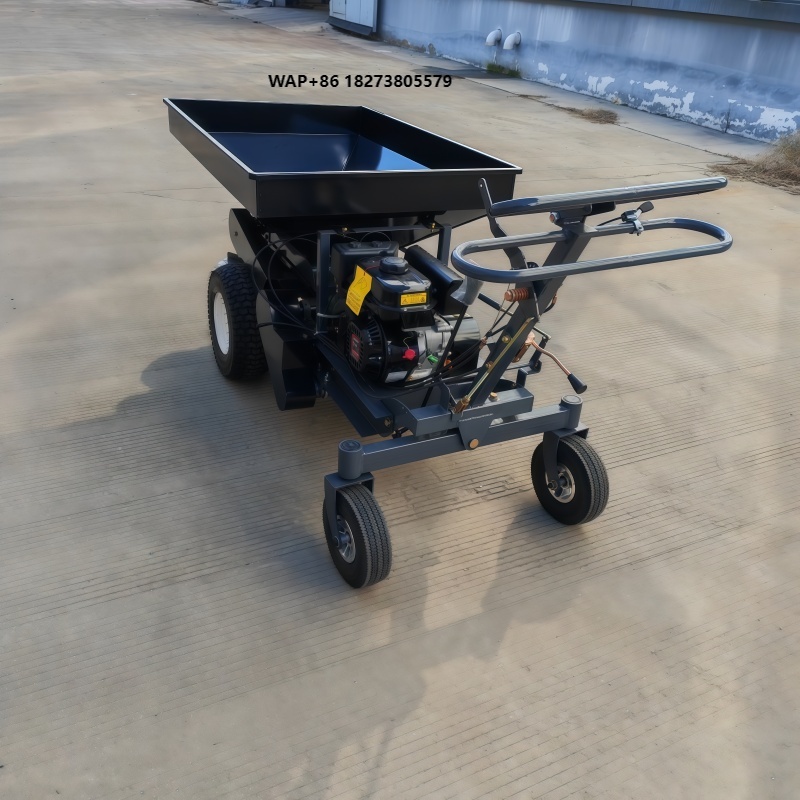 Fertilizer Spreader Walk Behind Broadcast - WIGON Kleine, handbediende, motor aangedreven, versnellingsbak,