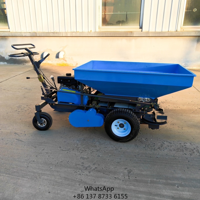 Fertilizer Spreader Walk Behind Broadcast - Kleine handbediende strooier met grote capaciteit
