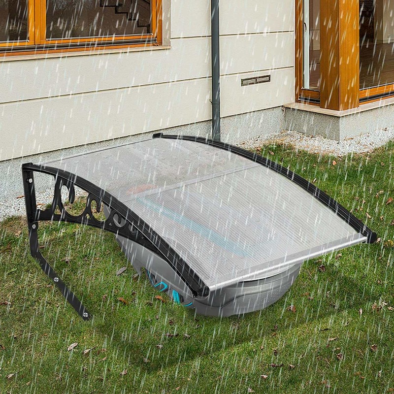 Robotic Mower Garage Shelter Canopy - Garage voor robotmaaiers, buitenopslag, regen-, hagel-
