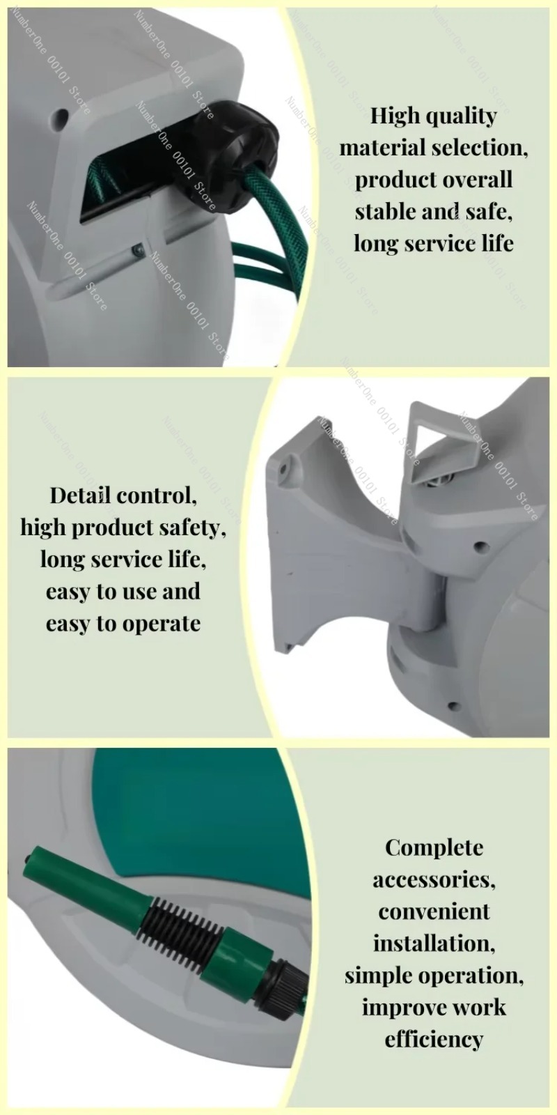 30M zware-duty opwindbare slan - Garden Hose Reel Automatic Retractable 30M recensie en prijs