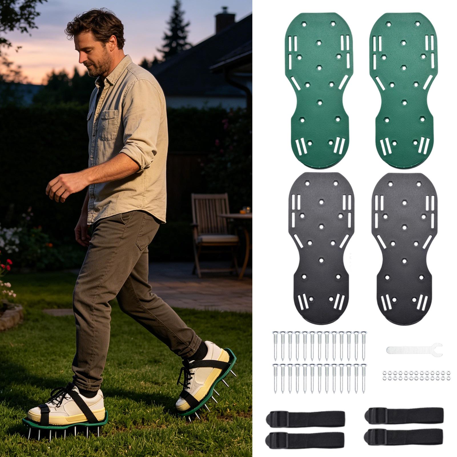 Gazonbeluchter schoenen, heavy - Lawn Aerator Shoes Spikes Heavy Duty recensie en prijs