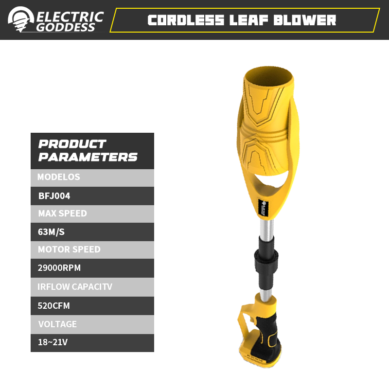 Draadloze elektrische luchtbla - Cordless Leaf Blower Brushless 20V recensie en prijs