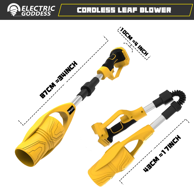 Draadloze elektrische luchtbla - Cordless Leaf Blower Brushless 20V recensie en prijs