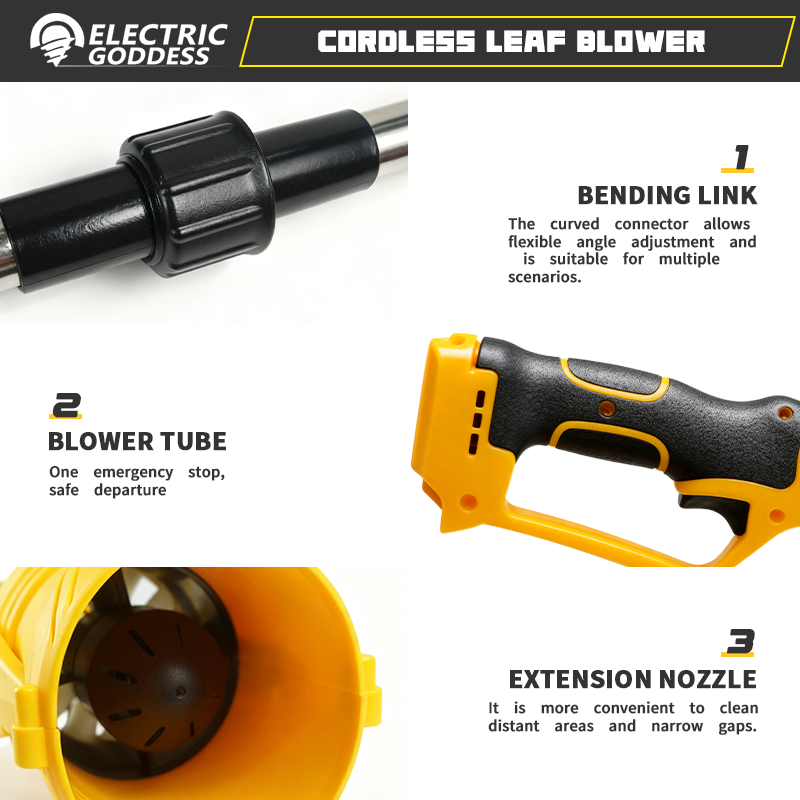 Draadloze elektrische luchtbla - Cordless Leaf Blower Brushless 20V recensie en prijs