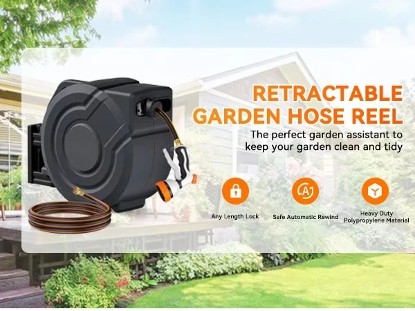&Voor 30M Automatische Intrekb - Garden Hose Reel Automatic Retractable 30M recensie en prijs