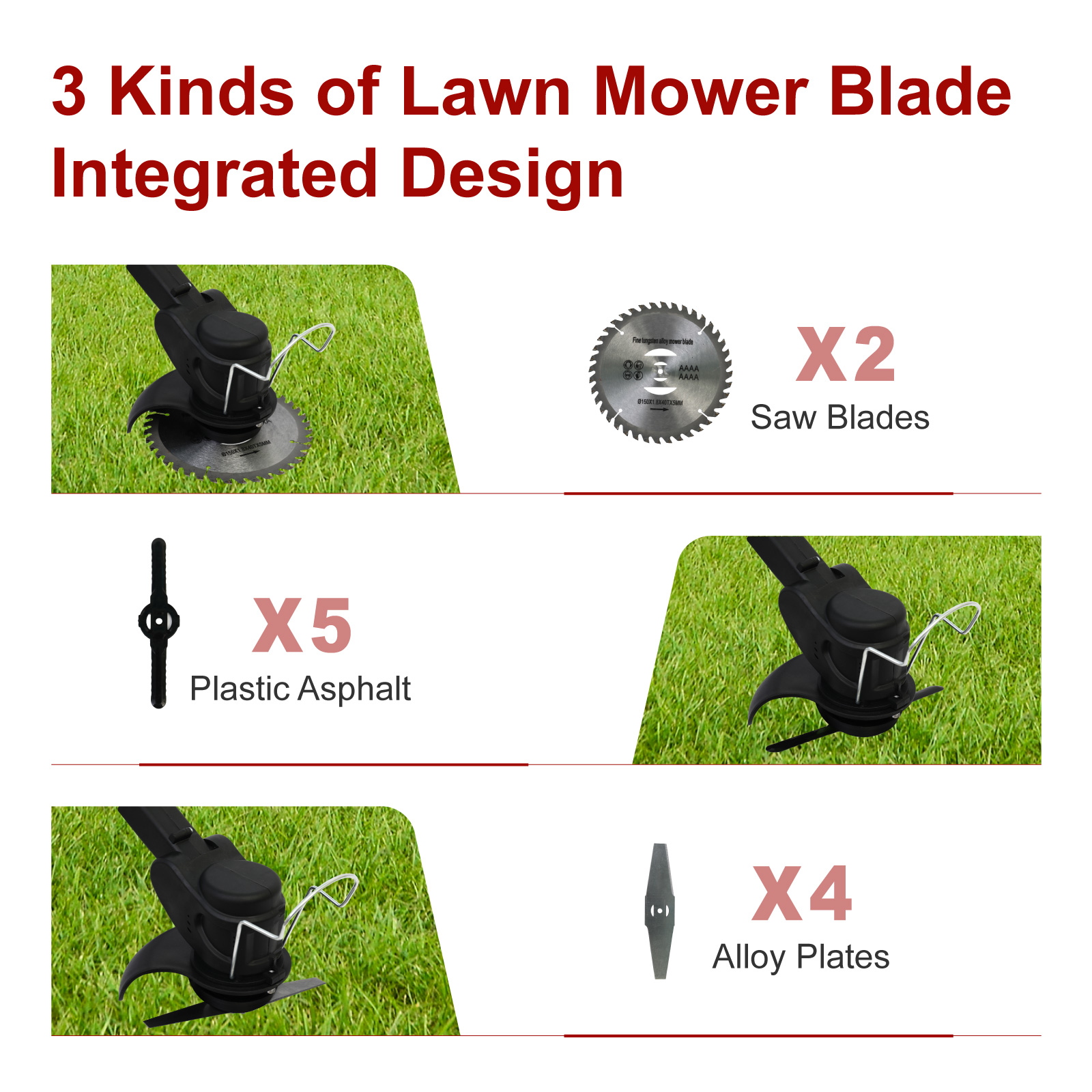 Elektrische Grasmaaier Draadlo - Brushless Cordless Grass Trimmer 21V recensie en prijs