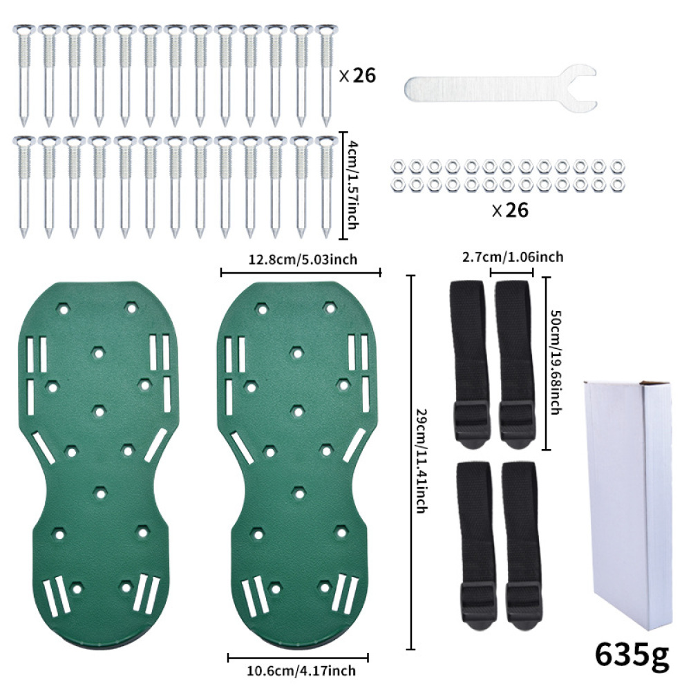 Verstelbare tuin- en gazonbelu - Lawn Aerator Shoes Spikes Heavy Duty recensie en prijs