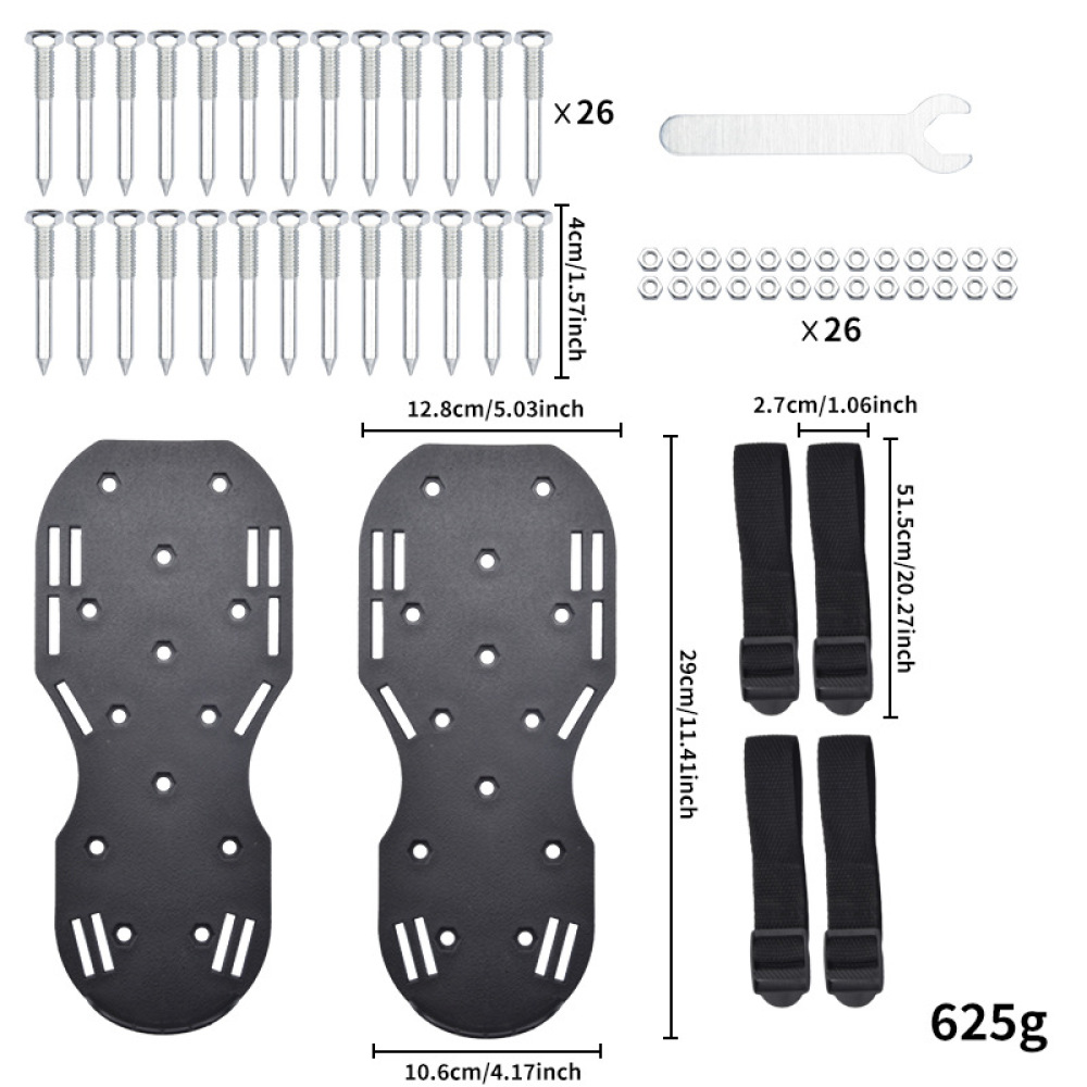 Verstelbare tuin- en gazonbelu - Lawn Aerator Shoes Spikes Heavy Duty recensie en prijs