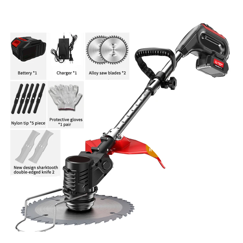 1880W Elektrische Grasmaaier 2 - Brushless Cordless Grass Trimmer 21V recensie en prijs