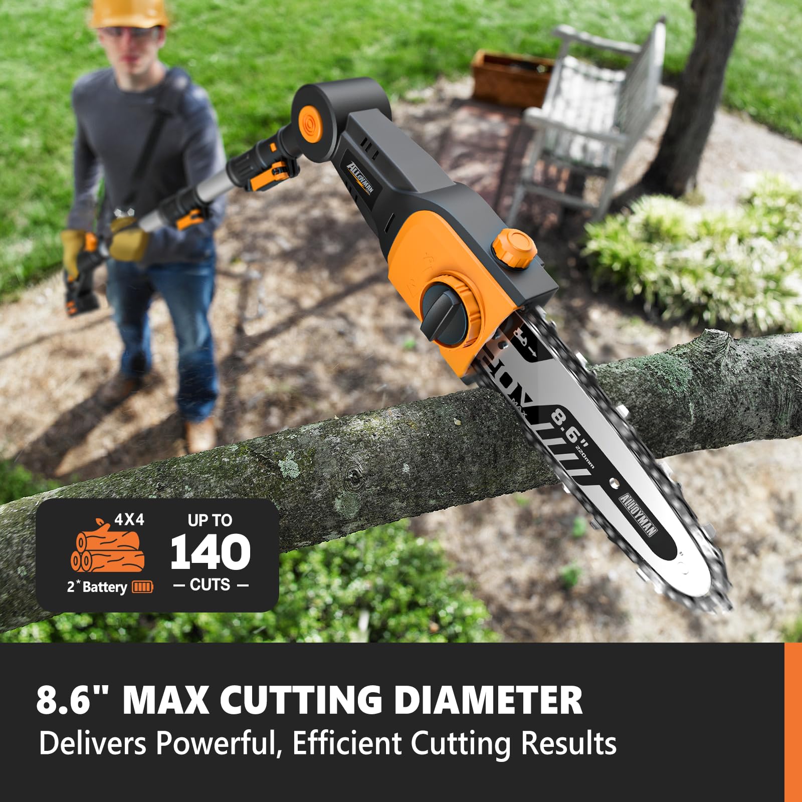 2-in-1 telescopische snoeischa - Cordless Hedge Trimmer Pole 2 In 1 recensie en prijs