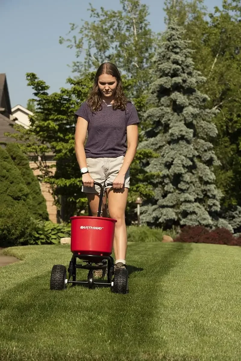 Walk-Achter Broadcast Meststof - Fertilizer Spreader Walk Behind Broadcast recensie en prijs