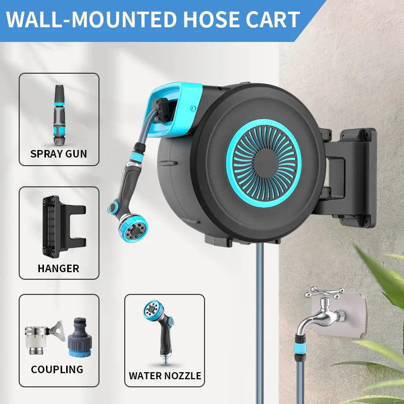 Automatisch intrekbare tuinsla - Garden Hose Reel Automatic Retractable 30M recensie en prijs