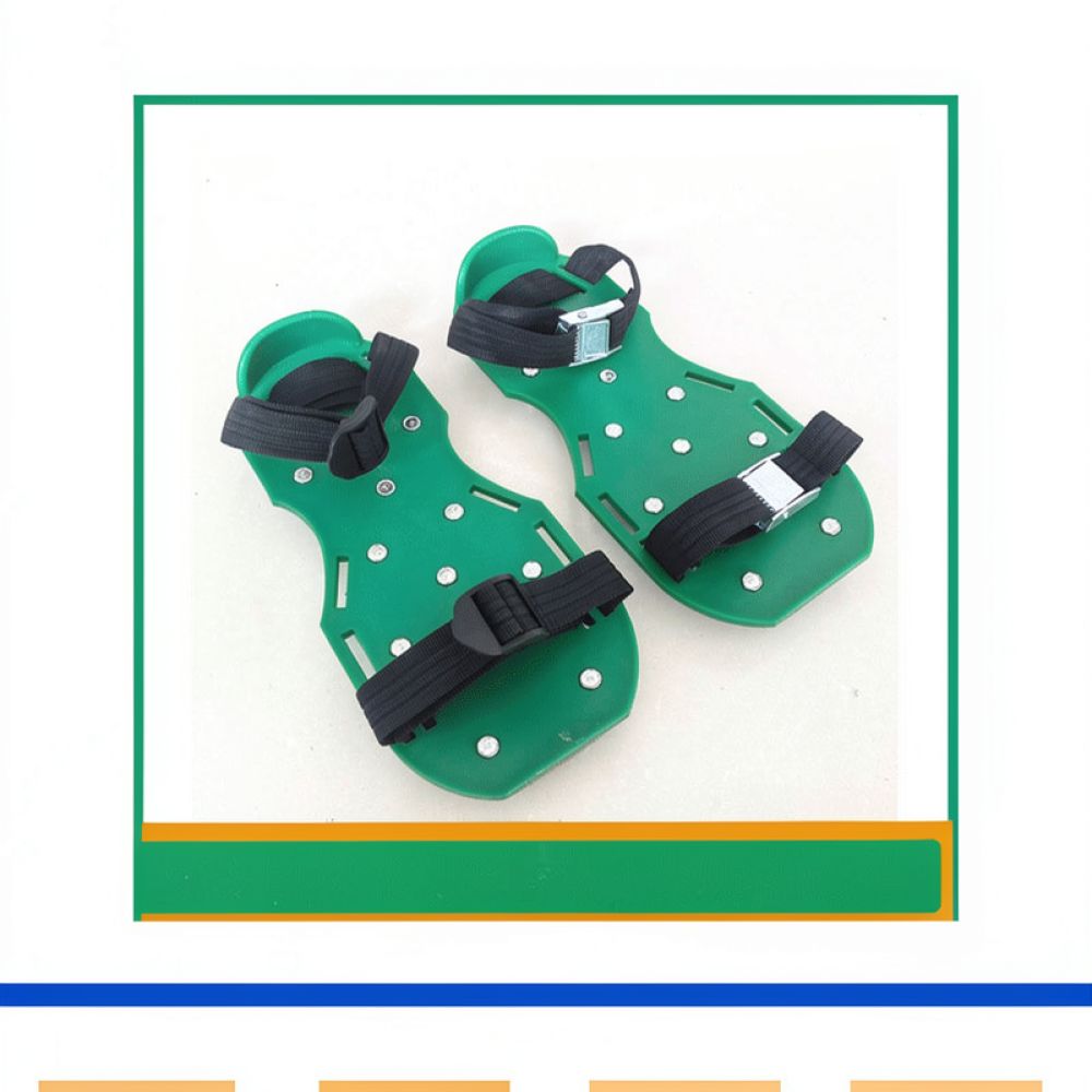 Zware tuinschoenen met noppen  - Lawn Aerator Shoes Spikes Heavy Duty recensie en prijs