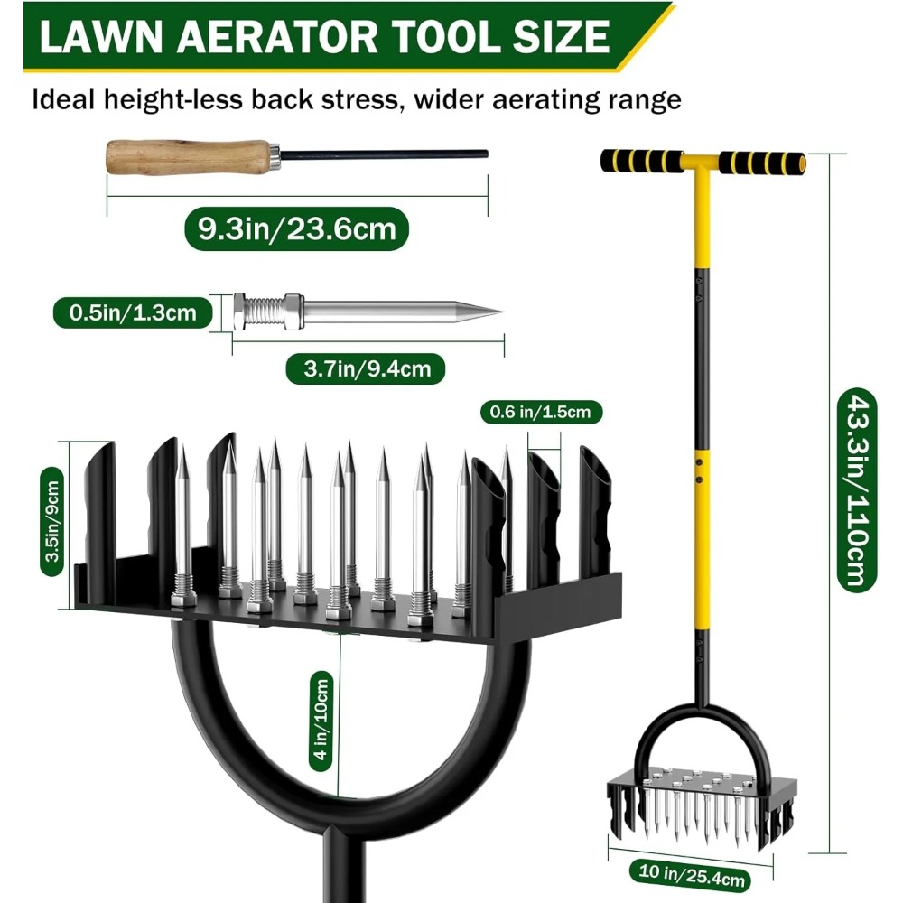 2-in-1 handmatige gazonbelucht - Lawn Aerator Shoes Spikes Heavy Duty recensie en prijs