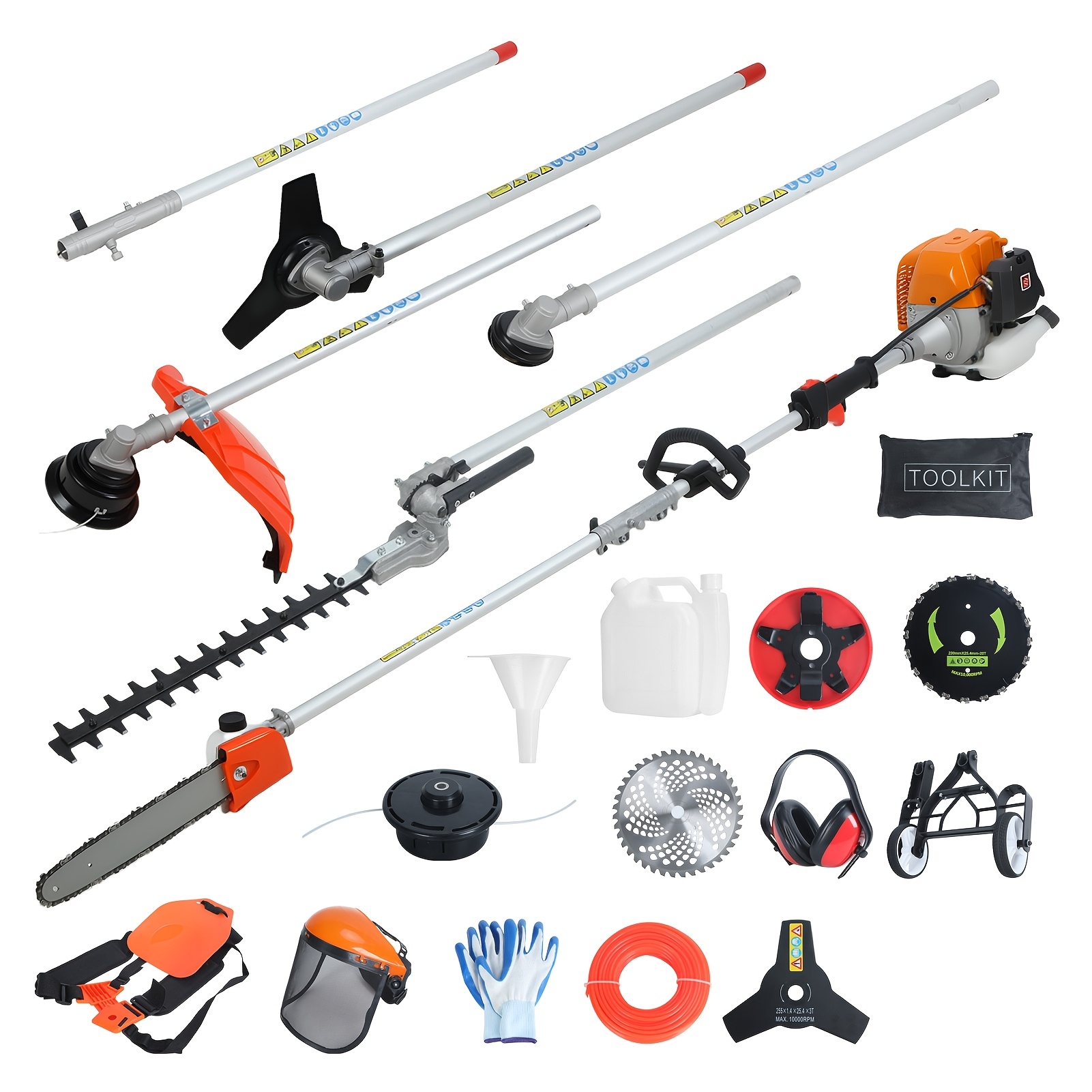 8-in-1 multifunctionele benzin - Cordless Hedge Trimmer Pole 2 In 1 recensie en prijs