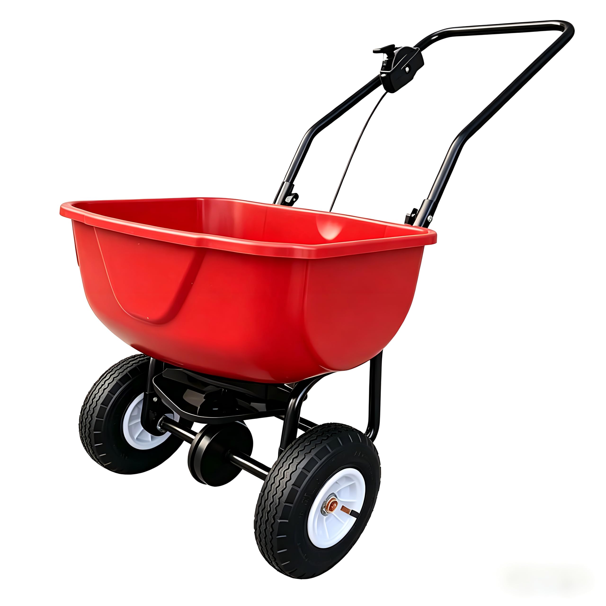 70LB handbediende strooier voo - Fertilizer Spreader Walk Behind Broadcast recensie en prijs