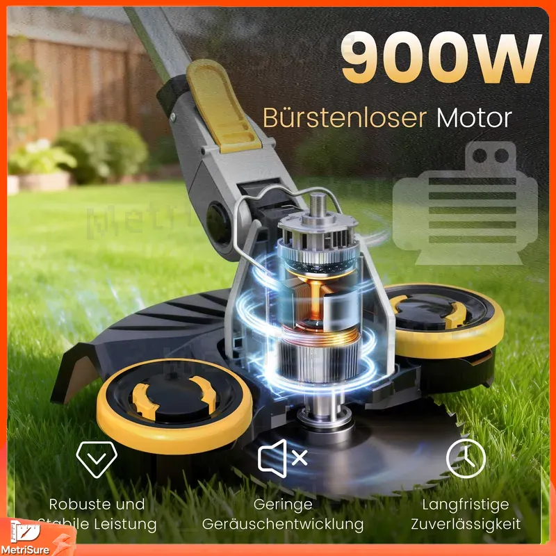 21V 900W Borstelloze Draadloze - Brushless Cordless Grass Trimmer 21V recensie en prijs