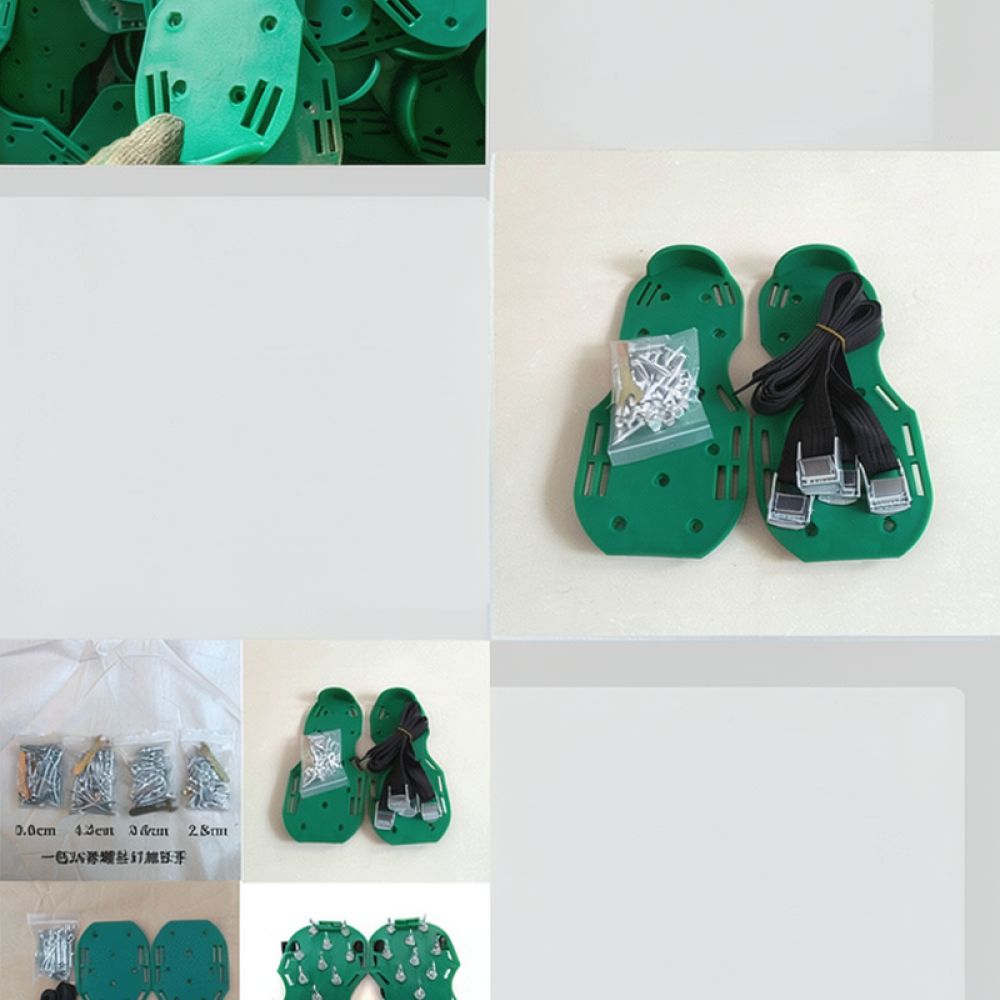 Zware tuinschoenen met noppen  - Lawn Aerator Shoes Spikes Heavy Duty recensie en prijs