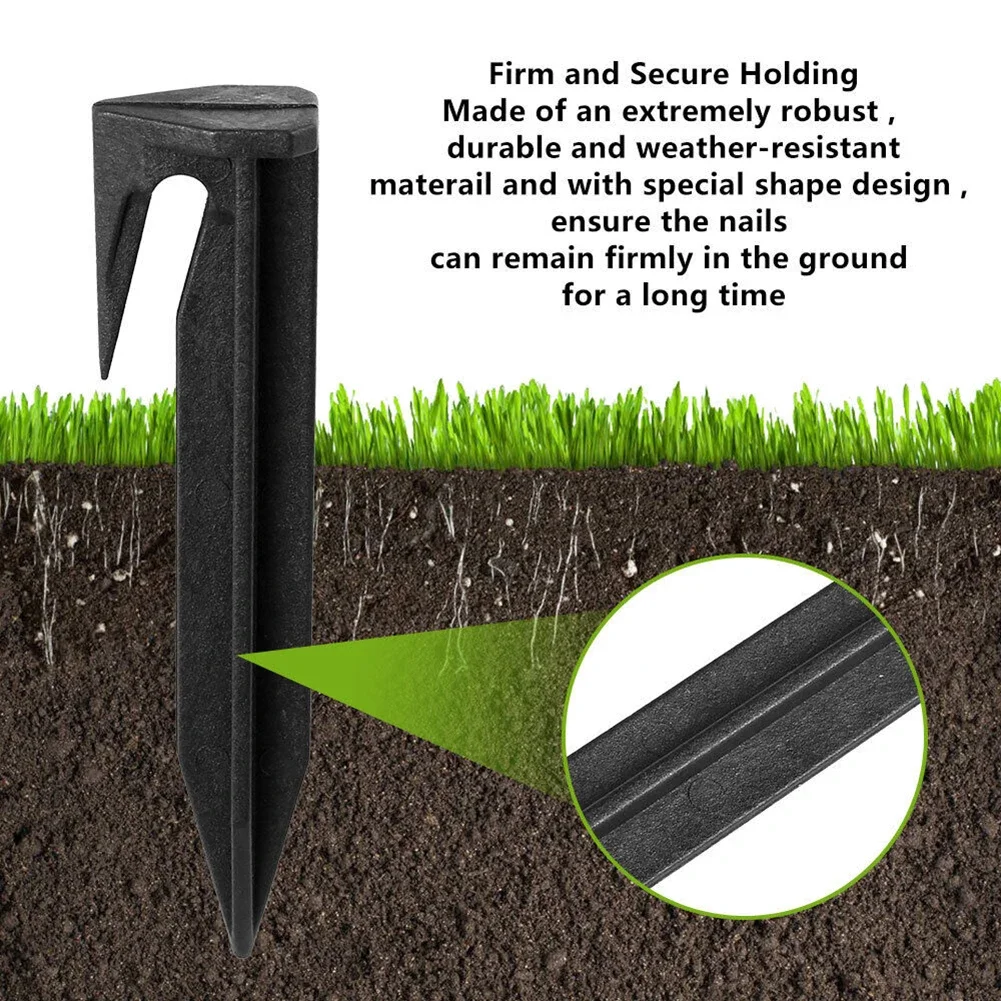 50 Stuks Grasmaaier Grenspenne - Boundary Wire Cable Peg Nails Lawn recensie en prijs