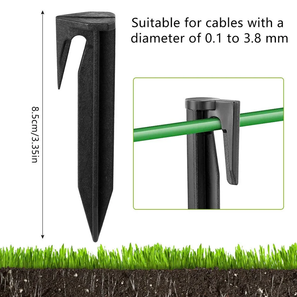50 Stuks Grasmaaier Grenspenne - Boundary Wire Cable Peg Nails Lawn recensie en prijs