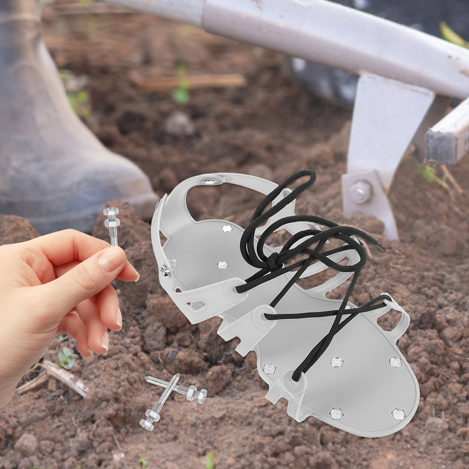 20 stuks metalen grondventilat - Lawn Aerator Shoes Spikes Heavy Duty recensie en prijs