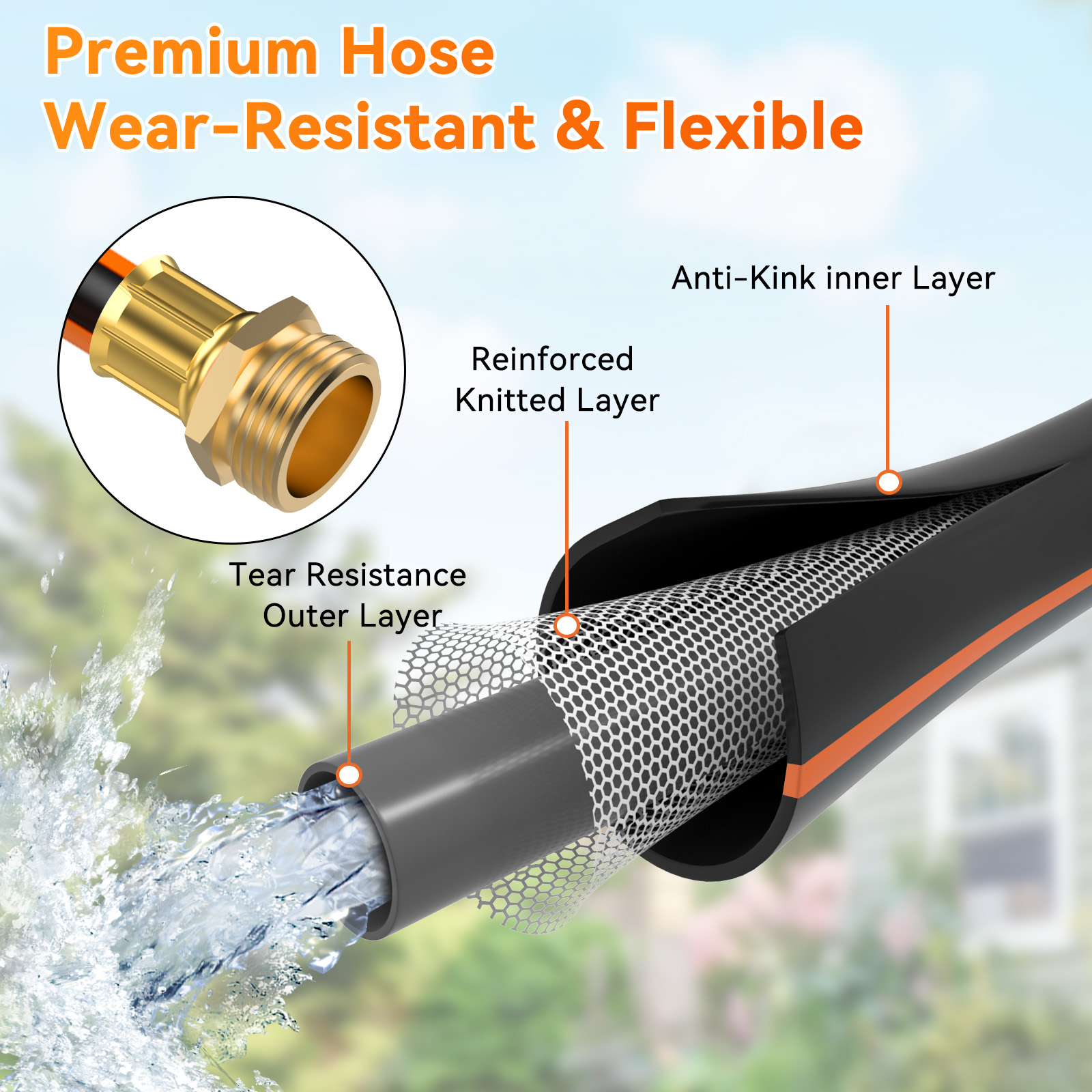 NEOTEC 1/2 30M Industriële Int - Garden Hose Reel Automatic Retractable 30M recensie en prijs