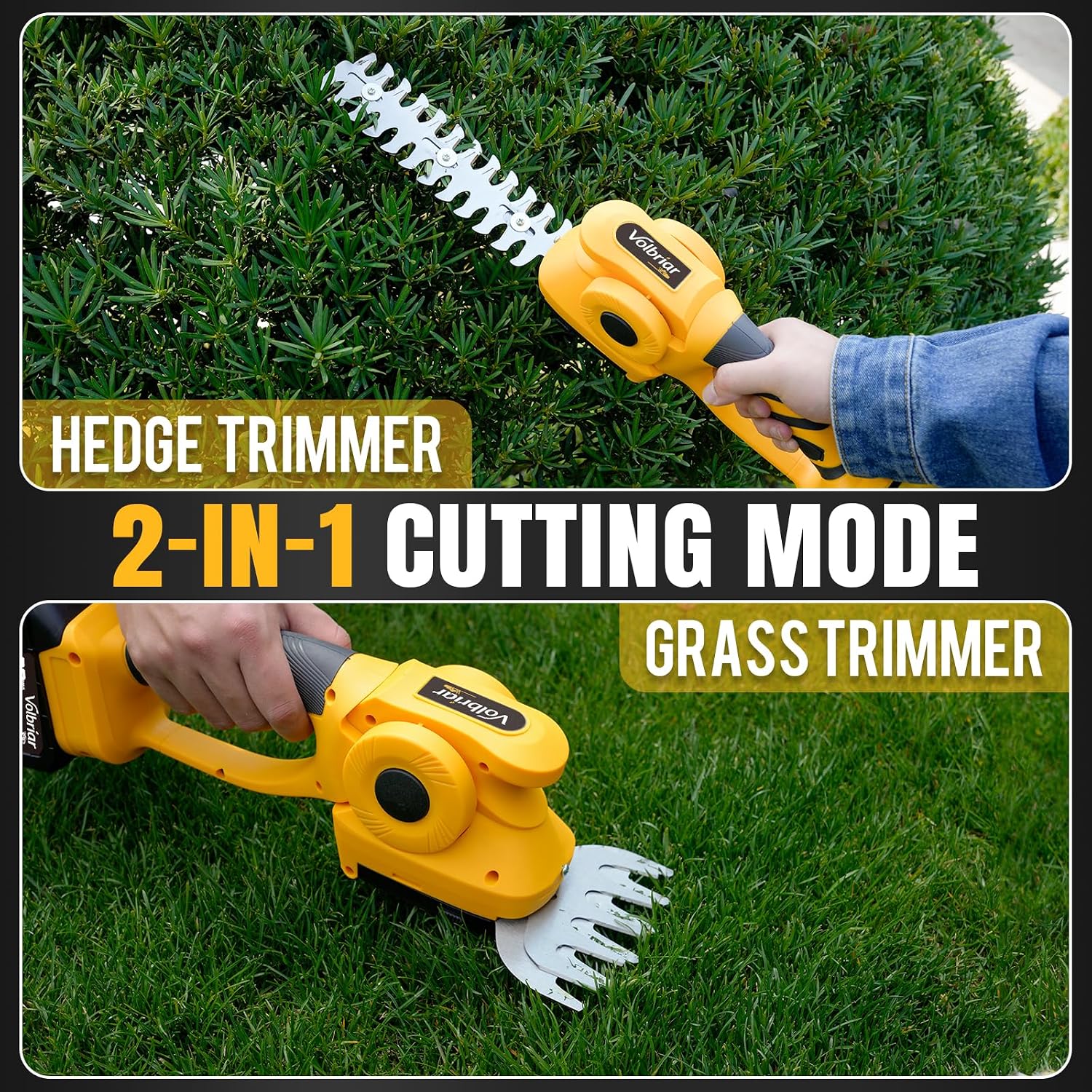 2-in-1 snoeischaar en grasscha - Cordless Hedge Trimmer Pole 2 In 1 recensie en prijs