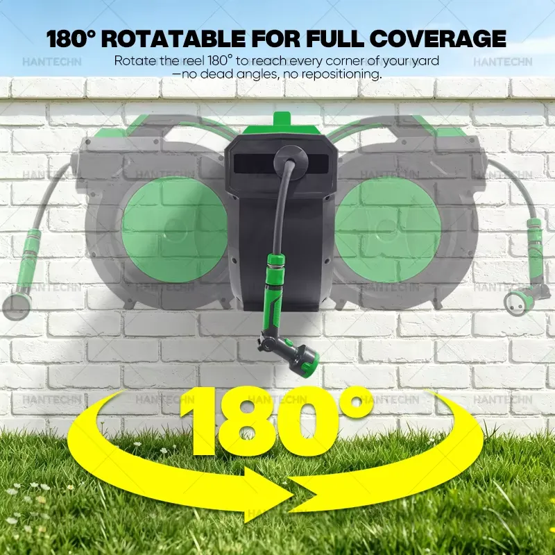 voor de Hantechn automatische, - Garden Hose Reel Automatic Retractable 30M recensie en prijs