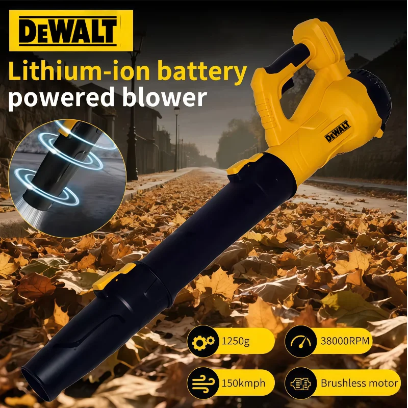DEWALT Draadloze Luchtblazer v - Cordless Leaf Blower Brushless 20V recensie en prijs