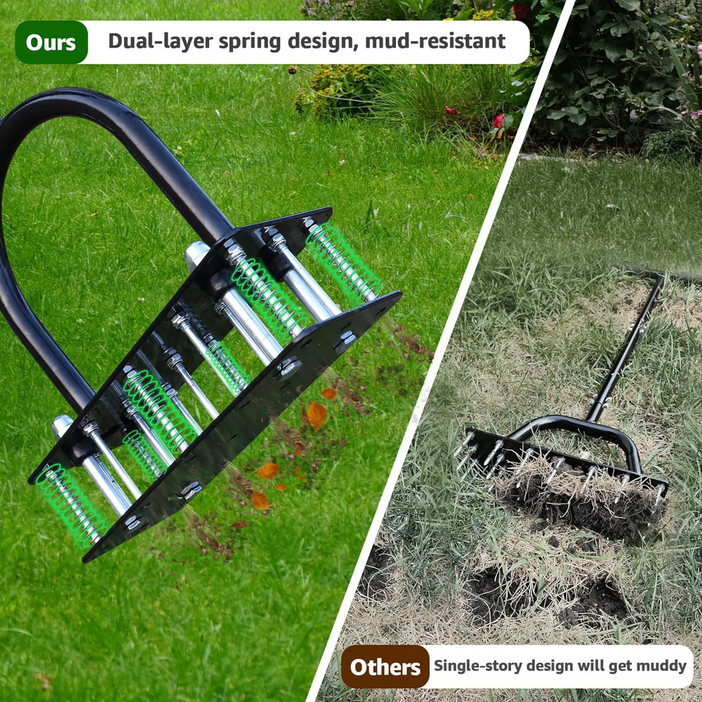 Nieuwe gazonbeluchter, automat - Lawn Aerator Shoes Spikes Heavy Duty recensie en prijs