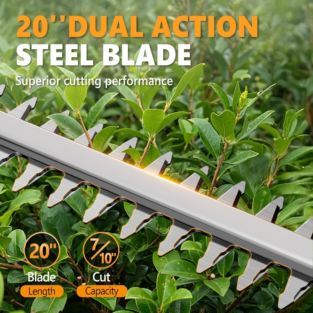 2-in-1 snoerloze heggenschaar  - Cordless Hedge Trimmer Pole 2 In 1 recensie en prijs