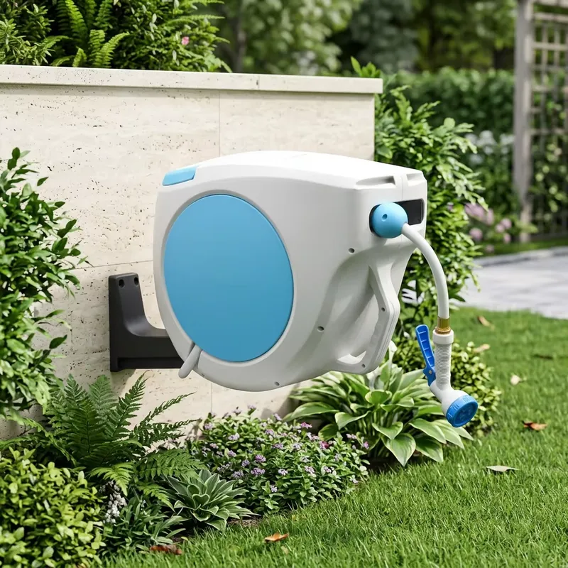 30M Wandmontage met sproeikop  - Garden Hose Reel Automatic Retractable 30M recensie en prijs